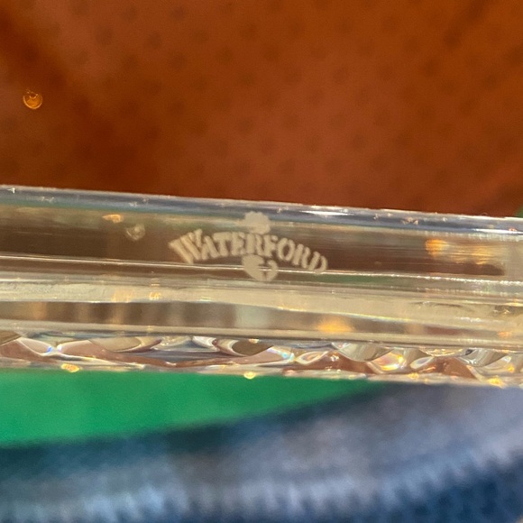 WATERFORD CRYSTAL PICTURE FRAME "ABBEVILLE" 4 X 6 photo area EUC - Picture 2 of 15